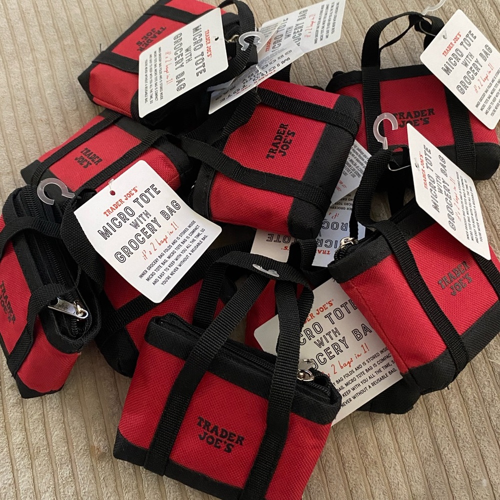 Bundle of 10 Trader Joe’s Micro Tote bags